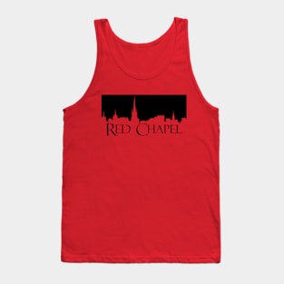 Red Chapel (Black silhouette) Tank Top